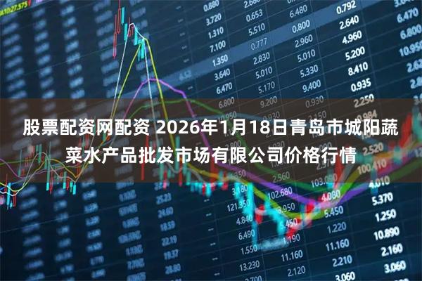 股票配资网配资 2026年1月18日青岛市城阳蔬菜水产品批发市场有限公司价格行情